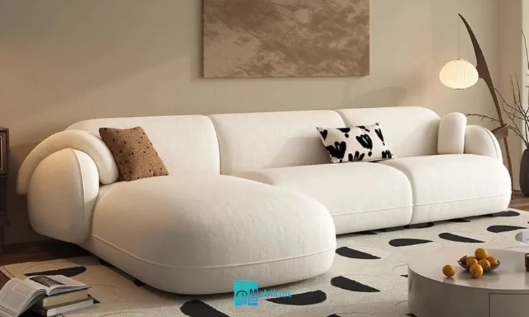 تصویر مبل ال سفید